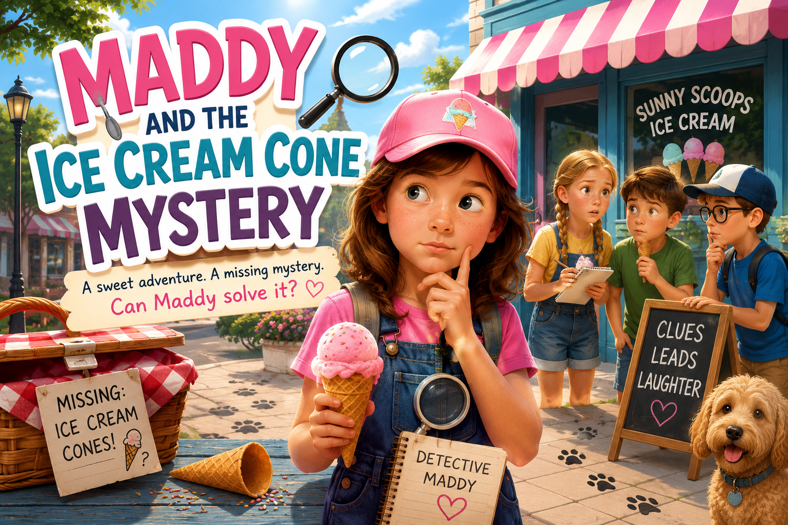 Maddy and the Ice Cream Cone Mystery: A Sweet Adventure Young Detectives Will Love