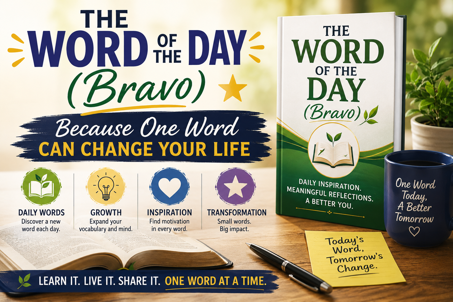 The Word of the Day (Bravo): Because One Word Can Change Your Life